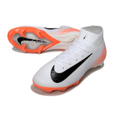 Nike Air Zoom Mercurial Superfly 10 Elite FG White and Orange Football Boots